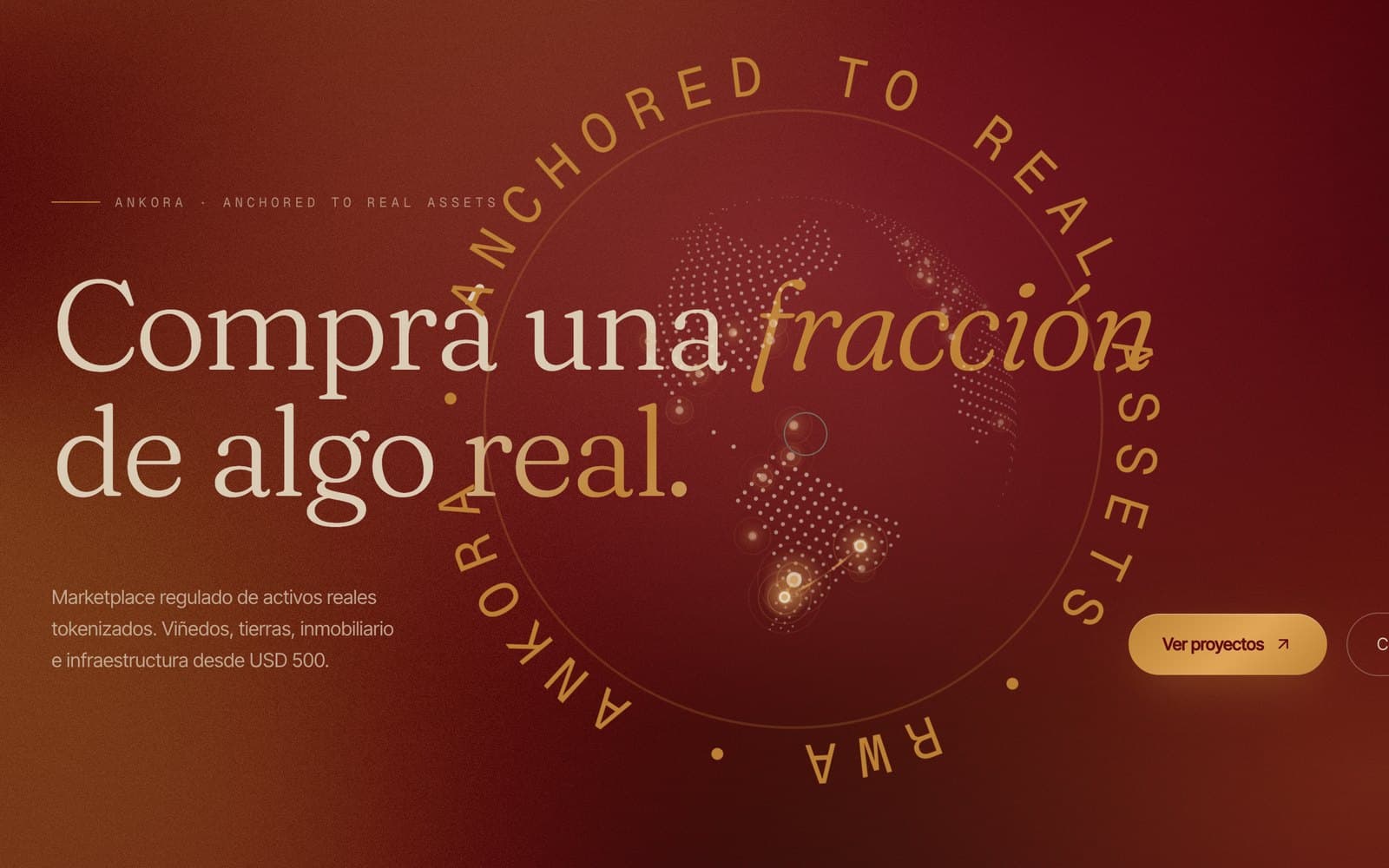 Captura del proyecto Ankora